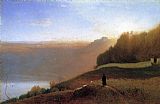 Nemi Canvas Paintings - Lake Nemi